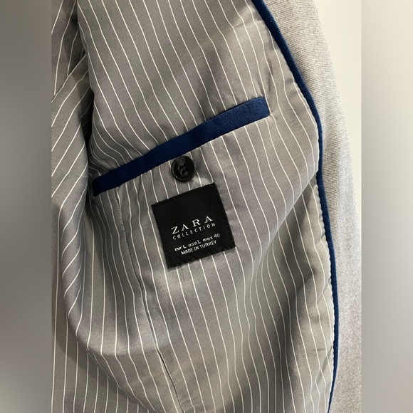 Zara Grey Blazer - Picture 2 of 4